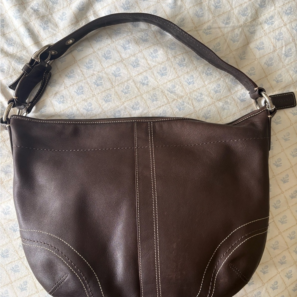 Coach chocolate Brown Shoulder Bag
